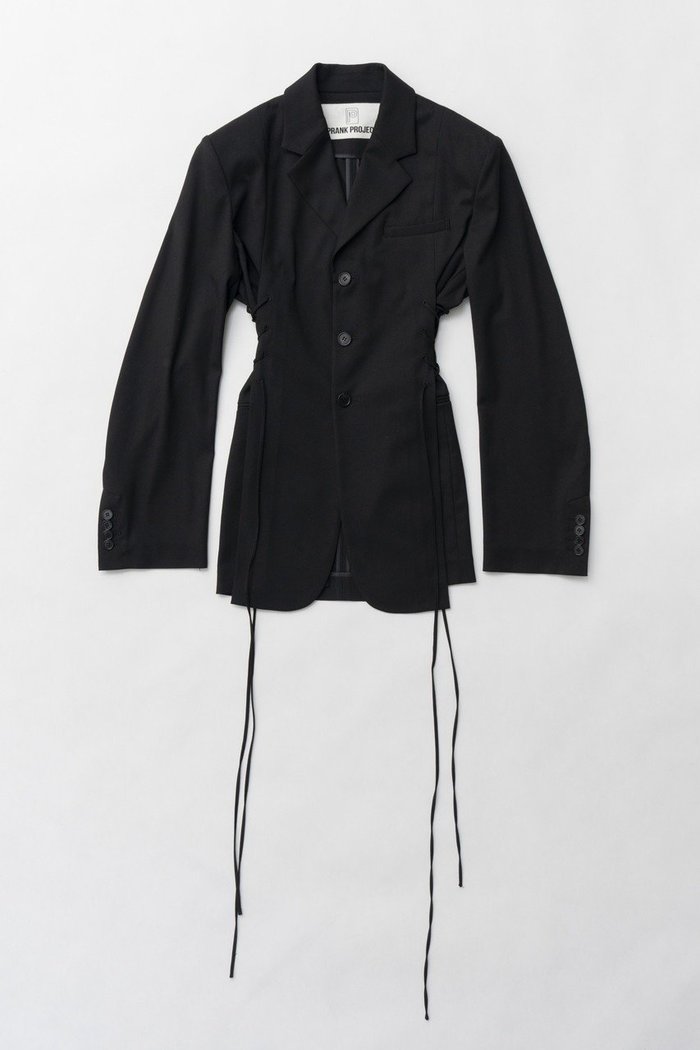 【プランク プロジェクト/PRANK PROJECT】のレースアップジャケット / Lace-Up Jacket インテリア・キッズ・メンズ・レディースファッション・服の通販 founy(ファニー) https://founy.com/ ファッション Fashion レディースファッション WOMEN アウター Coat Outerwear ジャケット Jackets おすすめ Recommend インナー Inner コンパクト Compact ジャケット Jacket ストライプ Stripe ストレッチ Stretch スリム Slim セットアップ Set Up レース Race 無地 Plain Color |ID: prp329100003813049 ipo3291000000030113890