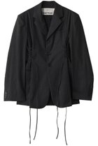 【プランク プロジェクト/PRANK PROJECT】のレースアップジャケット / Lace-Up Jacket 人気、トレンドファッション・服の通販 founy(ファニー) ファッション Fashion レディースファッション Fashion for Women アウター Coat / Outerwear Collection レディースジャケット・軽アウター Jackets おすすめ Recommended / Our Picks インナー Innerwear コンパクト Compact, Small Size ジャケット Jacket, Outerwear ストライプ Stripe, Striped Pattern ストレッチ Stretch, Stretchy Fabric スリム Slim, Slim Fit セットアップ Set-Up, Coordinated Outfit レース Lace, Lace Fabric 無地 Plain, Solid Color thumbnail GRY(グレー)|ID: prp329100003813049 ipo3291000000035490702