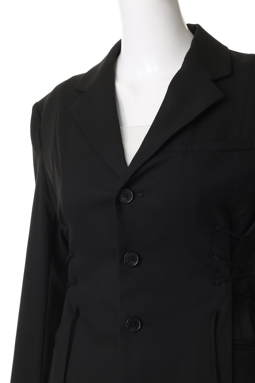 【プランク プロジェクト/PRANK PROJECT】のレースアップジャケット / Lace-Up Jacket 人気、トレンドファッション・服の通販 founy(ファニー) ファッション Fashion レディースファッション Fashion for Women アウター Coat / Outerwear Collection レディースジャケット・軽アウター Jackets おすすめ Recommended / Our Picks インナー Innerwear コンパクト Compact, Small Size ジャケット Jacket, Outerwear ストライプ Stripe, Striped Pattern ストレッチ Stretch, Stretchy Fabric スリム Slim, Slim Fit セットアップ Set-Up, Coordinated Outfit レース Lace, Lace Fabric 無地 Plain, Solid Color other-5|ID: prp329100003813049 ipo3291000000035490710