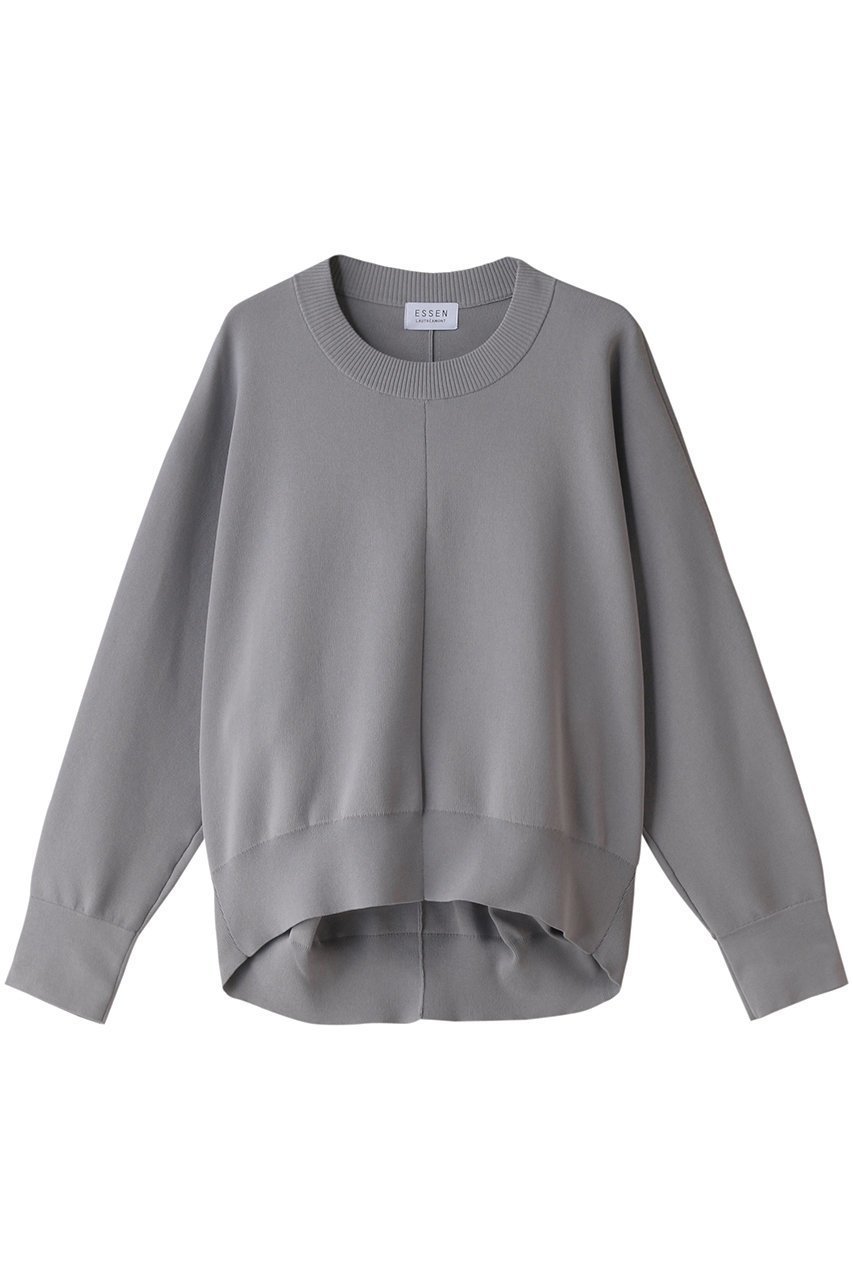 【エッセン ロートレアモン/ESSEN LAUTREAMONT】のWISTERIAニット インテリア・キッズ・メンズ・レディースファッション・服の通販 founy(ファニー) 　ファッション　Fashion　レディースファッション　Fashion for Women　トップス・カットソー　Cut & Sew Tops　ニット　Knit Tops & Sweaters　カジュアルプルオーバー・ニットトップス　Pullovers & Knit Tops / Casual Pullovers　おすすめ　Recommended / Our Picks　カッティング　Cutting Detail　シンプル　Simple, Minimal　トレンド　Trend, Trending Now　フォルム　Silhouette, Form　チャコール|ID: prp329100003822759 ipo3291000000035722481