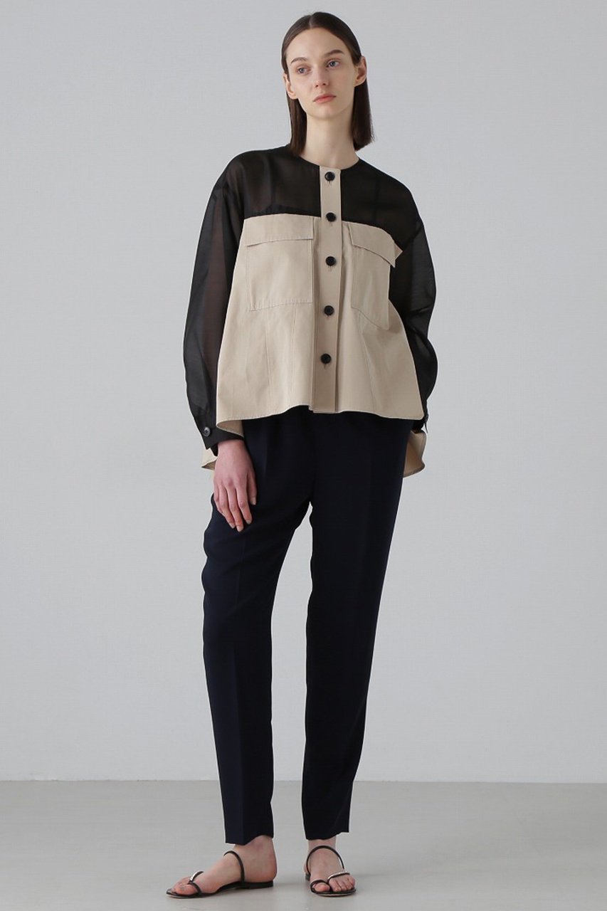 【アドーア/ADORE】のクリアジョーゼットパンツ 人気、トレンドファッション・服の通販 founy(ファニー) ファッション Fashion レディースファッション Fashion for Women パンツ Pants & Trousers おすすめ Recommended / Our Picks ジョーゼット Georgette, Semi-Sheer Fabric セットアップ Set-Up, Coordinated Outfit テーパード Tapered, Tapered Pants ドレープ Drape, Draping Fabric エレガント 上品 Elegant 定番 Standard, Basic Item other-3|ID: prp329100003822778 ipo3291000000035463330