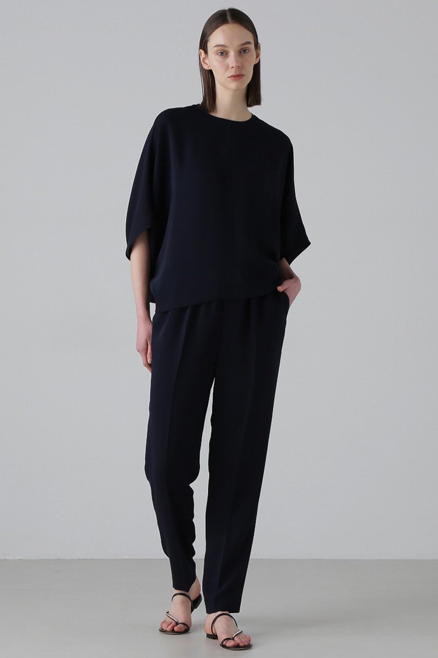 【アドーア/ADORE】のクリアジョーゼットブラウス 人気、トレンドファッション・服の通販 founy(ファニー) 　ファッション　Fashion　レディースファッション　WOMEN　トップス・カットソー　Tops/Tshirt　シャツ/ブラウス　Shirts/Blouses　おすすめ　Recommend　ショート　Short　シンプル　Simple　スリーブ　Sleeve　セットアップ　Set Up　ドレープ　Drape　バランス　Balance　other-2|ID: prp329100003822779 ipo3291000000032243869