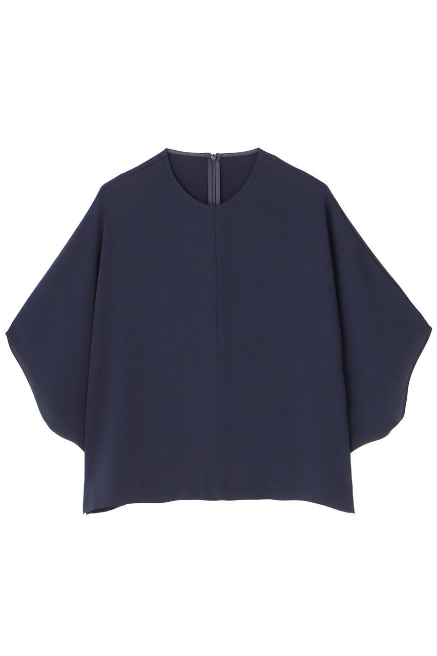 【アドーア/ADORE】のクリアジョーゼットブラウス インテリア・キッズ・メンズ・レディースファッション・服の通販 founy(ファニー) 　ファッション　Fashion　レディースファッション　Fashion for Women　トップス・カットソー　Cut & Sew Tops　シャツ・ブラウス・オフィスカジュアル　Elegant Blouses & Button-Ups　おすすめ　Recommended / Our Picks　ショート　Short, Short Length　シンプル　Simple, Minimal　スリーブ　Sleeve, Long Sleeve / Short Sleeve　セットアップ　Set-Up, Coordinated Outfit　ドレープ　Drape, Draping Fabric　バランス　Balance, Style Balance　ネイビー|ID: prp329100003822779 ipo3291000000032813813