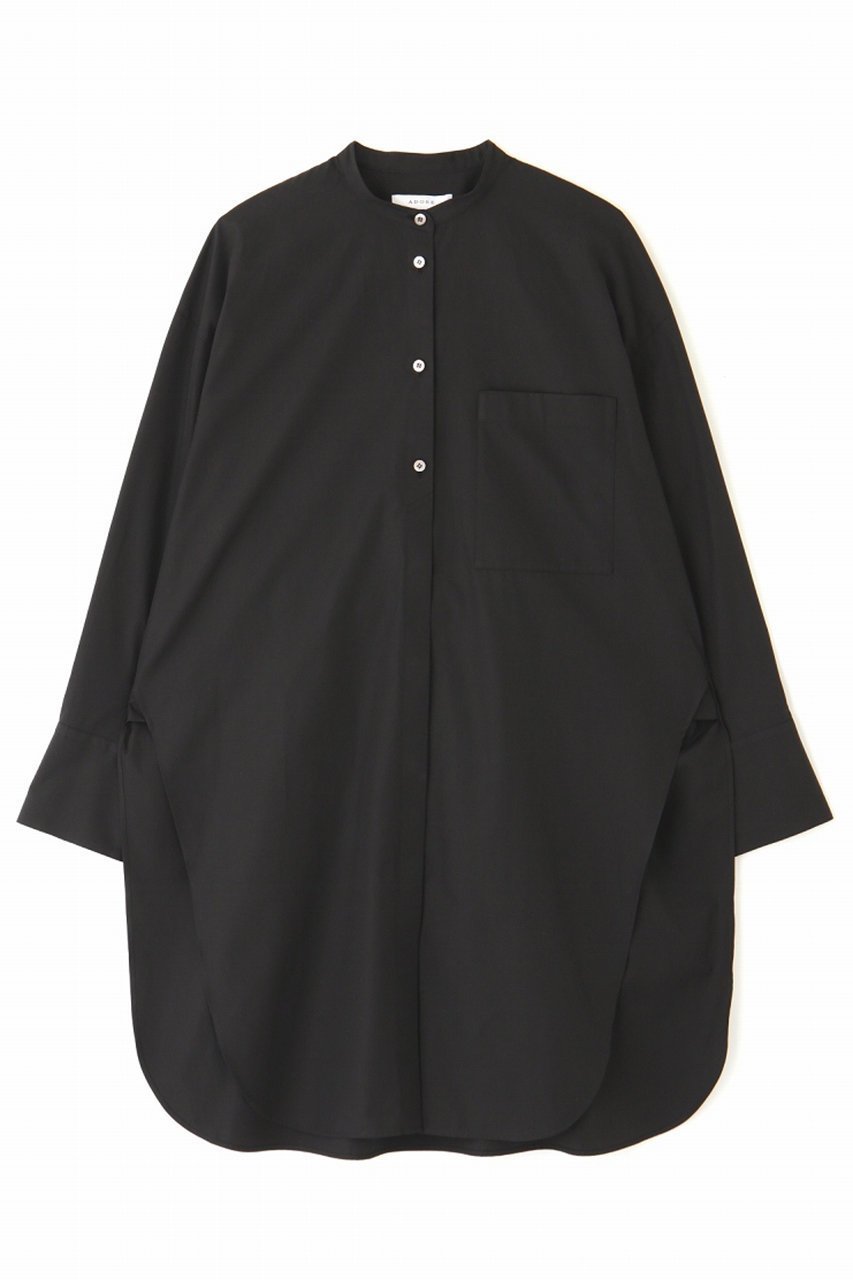 【アドーア/ADORE】のTHOMAS MADON Coブロードブラウス 人気、トレンドファッション・服の通販 founy(ファニー) 　ファッション　Fashion　レディースファッション　Fashion for Women　トップス・カットソー　Cut & Sew Tops　シャツ・ブラウス・オフィスカジュアル　Elegant Blouses & Button-Ups　イタリア　Italy　インナー　Innerwear　シンプル　Simple, Minimal　スリット　Slit, Slit Detail　スリーブ　Sleeve, Long Sleeve / Short Sleeve　ブロード　Broadcloth, Fine Cotton　ポケット　Pocket, Pocket Detail　ロング　Long, Long-Length　再入荷　Restock / Back in Stock　おすすめ　Recommended / Our Picks　 other-1|ID: prp329100003822784 ipo3291000000034989059