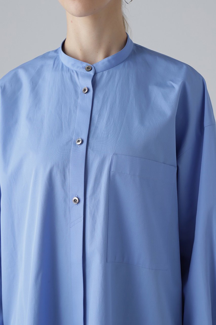 【アドーア/ADORE】のTHOMAS MADON Coブロードブラウス 人気、トレンドファッション・服の通販 founy(ファニー) 　ファッション　Fashion　レディースファッション　Fashion for Women　トップス・カットソー　Cut & Sew Tops　シャツ・ブラウス・オフィスカジュアル　Elegant Blouses & Button-Ups　イタリア　Italy　インナー　Innerwear　シンプル　Simple, Minimal　スリット　Slit, Slit Detail　スリーブ　Sleeve, Long Sleeve / Short Sleeve　ブロード　Broadcloth, Fine Cotton　ポケット　Pocket, Pocket Detail　ロング　Long, Long-Length　再入荷　Restock / Back in Stock　おすすめ　Recommended / Our Picks　other-2|ID: prp329100003822784 ipo3291000000034989064