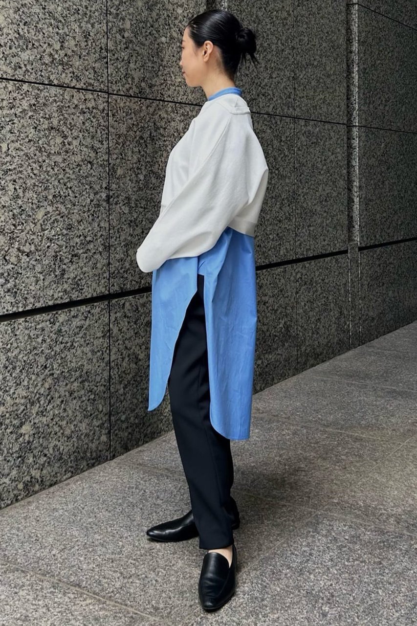 【アドーア/ADORE】のTHOMAS MADON Coブロードブラウス 人気、トレンドファッション・服の通販 founy(ファニー) 　ファッション　Fashion　レディースファッション　Fashion for Women　トップス・カットソー　Cut & Sew Tops　シャツ・ブラウス・オフィスカジュアル　Elegant Blouses & Button-Ups　イタリア　Italy　インナー　Innerwear　シンプル　Simple, Minimal　スリット　Slit, Slit Detail　スリーブ　Sleeve, Long Sleeve / Short Sleeve　ブロード　Broadcloth, Fine Cotton　ポケット　Pocket, Pocket Detail　ロング　Long, Long-Length　再入荷　Restock / Back in Stock　おすすめ　Recommended / Our Picks　other-7|ID: prp329100003822784 ipo3291000000034989072