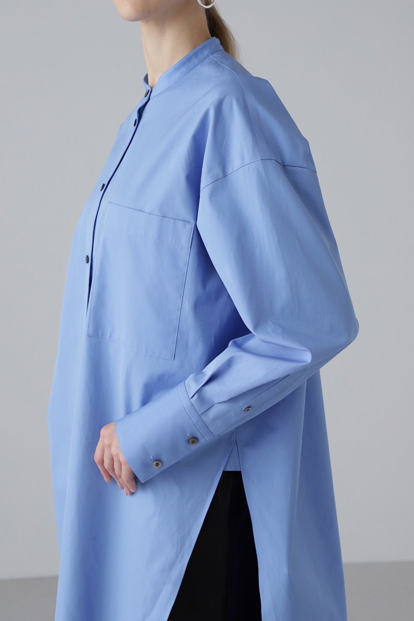 【アドーア/ADORE】のTHOMAS MADON Coブロードブラウス 人気、トレンドファッション・服の通販 founy(ファニー) ファッション Fashion レディースファッション Fashion for Women トップス・カットソー Cut & Sew Tops シャツ・ブラウス・オフィスカジュアル Elegant Blouses & Button-Ups イタリア Italy インナー Innerwear シンプル Simple, Minimal スリット Slit, Slit Detail スリーブ Sleeve, Long Sleeve / Short Sleeve ブロード Broadcloth, Fine Cotton ポケット Pocket, Pocket Detail ロング Long, Long-Length おすすめ Recommended / Our Picks other-3|ID: prp329100003822784 ipo3291000000035783394