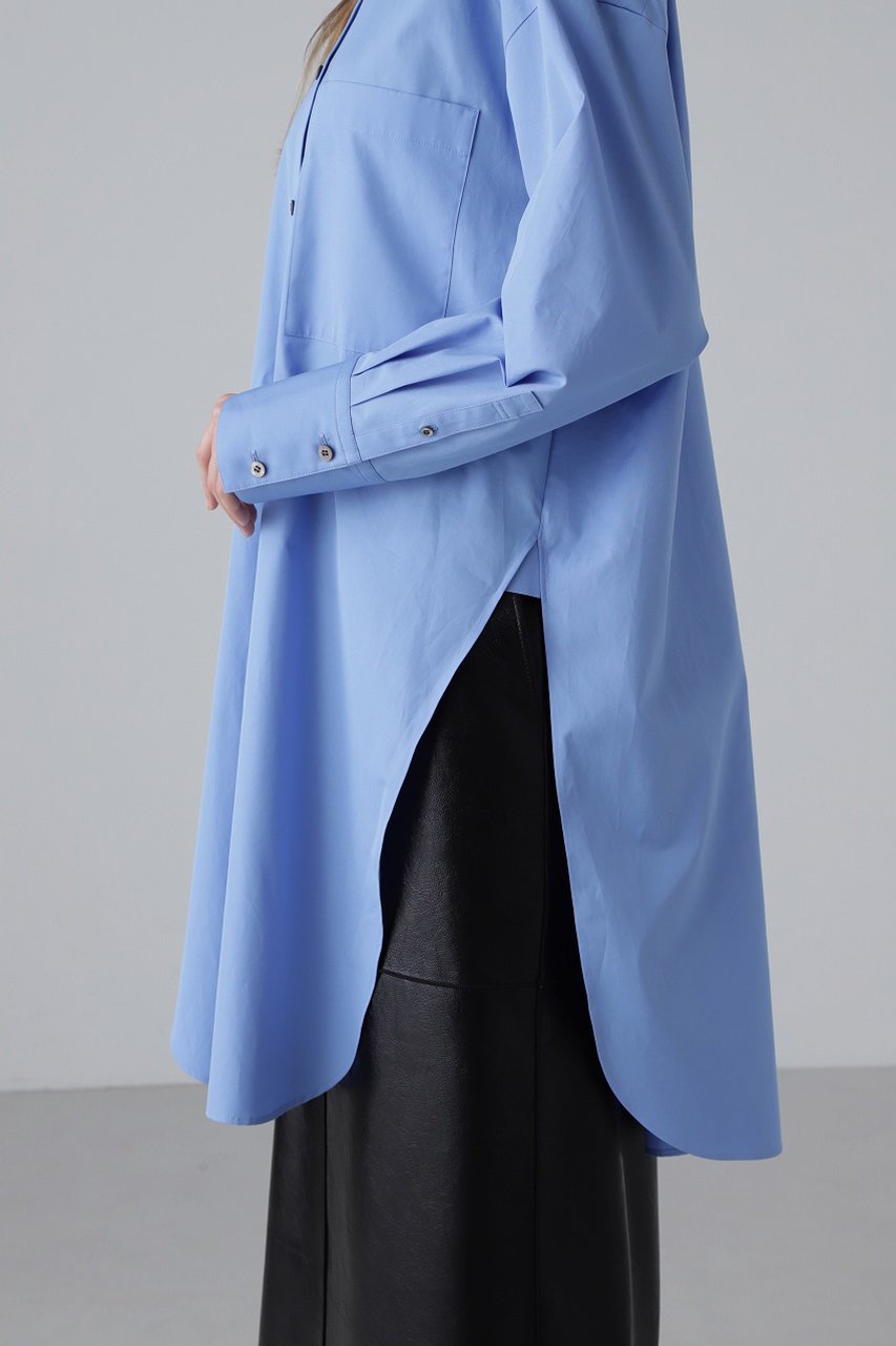 【アドーア/ADORE】のTHOMAS MADON Coブロードブラウス 人気、トレンドファッション・服の通販 founy(ファニー) ファッション Fashion レディースファッション Fashion for Women トップス・カットソー Cut & Sew Tops シャツ・ブラウス・オフィスカジュアル Elegant Blouses & Button-Ups イタリア Italy インナー Innerwear シンプル Simple, Minimal スリット Slit, Slit Detail スリーブ Sleeve, Long Sleeve / Short Sleeve ブロード Broadcloth, Fine Cotton ポケット Pocket, Pocket Detail ロング Long, Long-Length おすすめ Recommended / Our Picks other-4|ID: prp329100003822784 ipo3291000000035783395