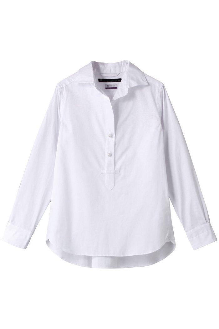 【マルティニーク/martinique】のパールスキッパーブラウス インテリア・キッズ・メンズ・レディースファッション・服の通販 founy(ファニー) https://founy.com/ ファッション Fashion レディースファッション Fashion for Women トップス・カットソー Cut & Sew Tops シャツ・ブラウス・オフィスカジュアル Elegant Blouses & Button-Ups スキッパー Skipper, Open Collar スリーブ Sleeve, Long Sleeve / Short Sleeve パール Pearl, Pearl Accent ボトム Bottoms, Lower Wear ロング Long, Long-Length エレガント 上品 Elegant |ID: prp329100003822818 ipo3291000000032878258