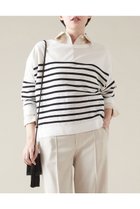 【マルティニーク/martinique】の【Traditional Weatherwear】BMB KNIT SHEER ボーダーシアーニット 人気、トレンドファッション・服の通販 founy(ファニー) ファッション Fashion レディースファッション WOMEN トップス・カットソー Tops/Tshirt ニット Knit Tops プルオーバー Pullover シアー Sheer ベーシック Basic ボーダー Border thumbnail ホワイト|ID: prp329100003824640 ipo3291000000025118267