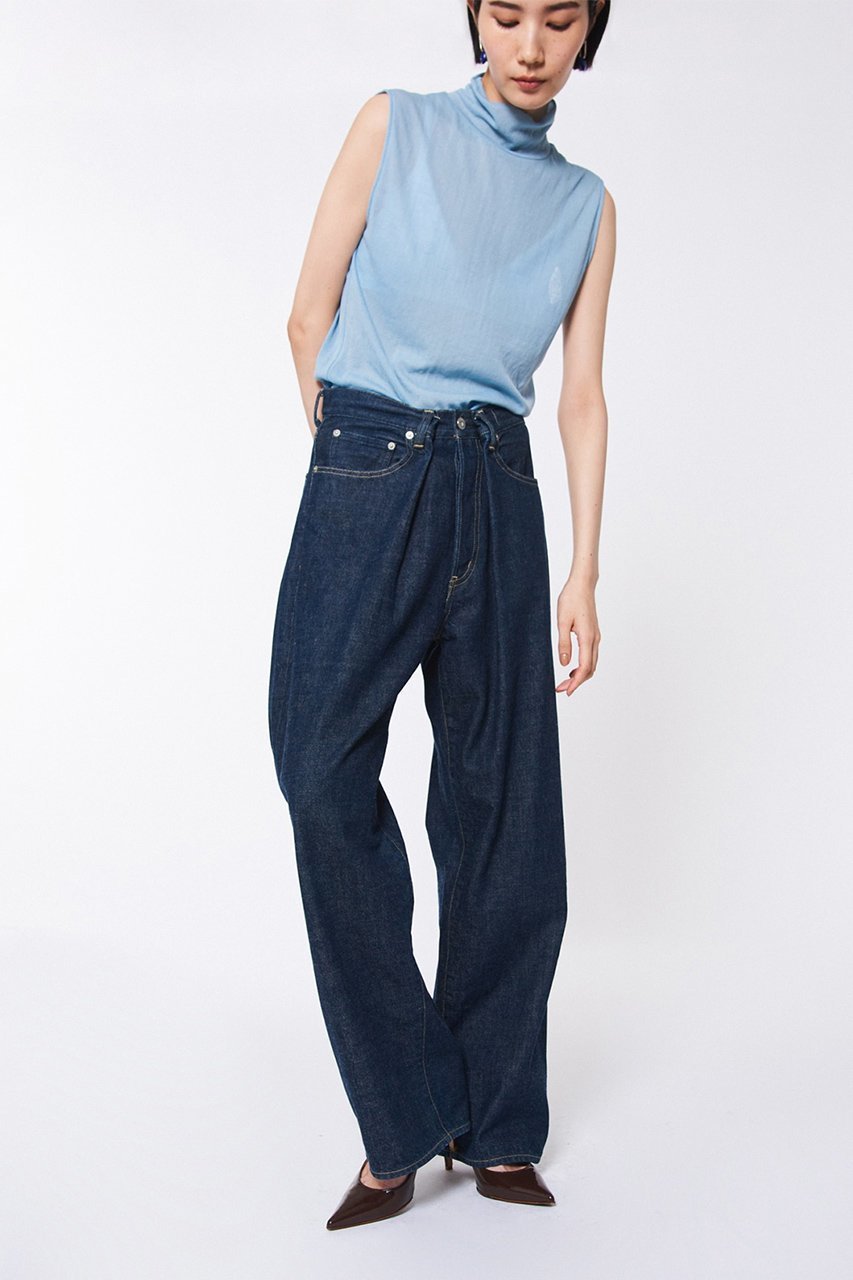 【スタニングルアー/STUNNING LURE】のクロスワイドデニムパンツ 人気、トレンドファッション・服の通販 founy(ファニー) 　ファッション　Fashion　レディースファッション　Fashion for Women　パンツ　Pants & Trousers　デニムパンツ・ジーンズ・美脚デニム　Denim Jeans & Pants　デニム　Denim, Jeans Material　ワイド　Wide, Wide Fit　other-5|ID: prp329100003826727 ipo3291000000032817659