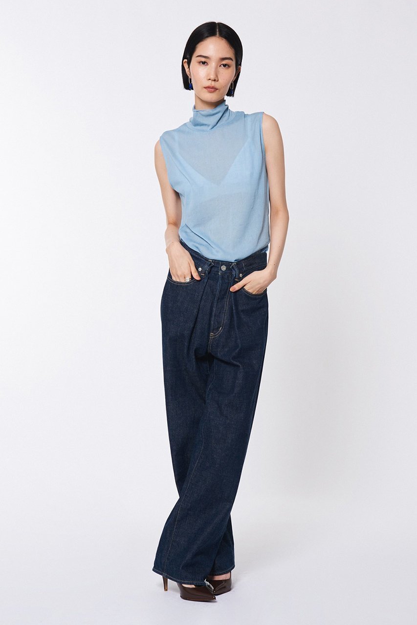 【スタニングルアー/STUNNING LURE】のクロスワイドデニムパンツ 人気、トレンドファッション・服の通販 founy(ファニー) 　ファッション　Fashion　レディースファッション　Fashion for Women　パンツ　Pants & Trousers　デニムパンツ・ジーンズ・美脚デニム　Denim Jeans & Pants　デニム　Denim, Jeans Material　ワイド　Wide, Wide Fit　other-6|ID: prp329100003826727 ipo3291000000032817660