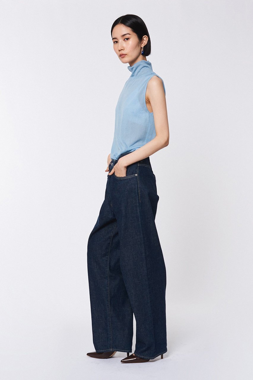 【スタニングルアー/STUNNING LURE】のクロスワイドデニムパンツ 人気、トレンドファッション・服の通販 founy(ファニー) 　ファッション　Fashion　レディースファッション　Fashion for Women　パンツ　Pants & Trousers　デニムパンツ・ジーンズ・美脚デニム　Denim Jeans & Pants　デニム　Denim, Jeans Material　ワイド　Wide, Wide Fit　other-7|ID: prp329100003826727 ipo3291000000032817661