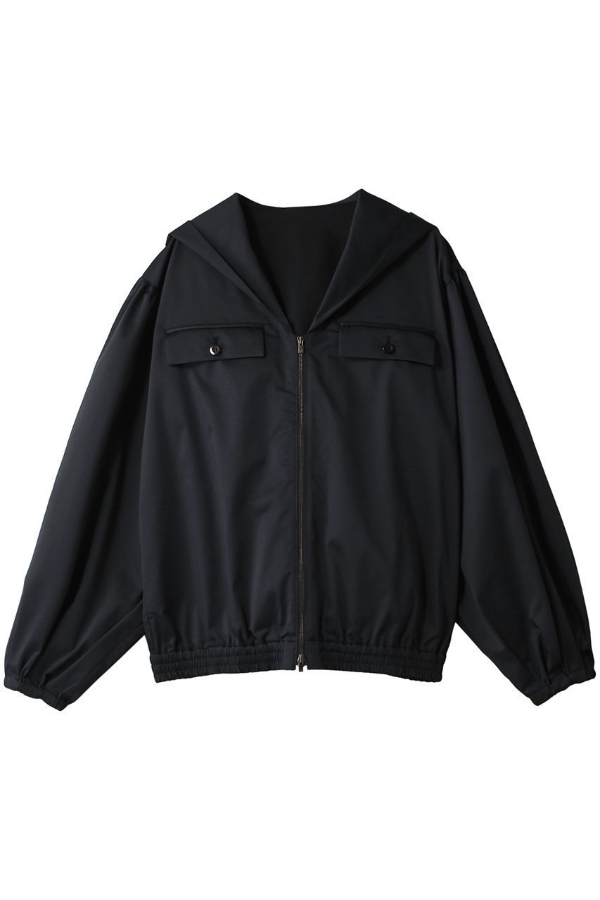 【リムアーク/RIM.ARK】のShirring gather hoodie/フーディ インテリア・キッズ・メンズ・レディースファッション・服の通販 founy(ファニー) 　ファッション　Fashion　レディースファッション　Fashion for Women　アウター　Coat / Outerwear Collection　レディースジャケット・軽アウター　Jackets　ブルゾンジャケット・スポーティアウター　Blouson Jackets　イタリア　Italy　ジャケット　Jacket, Outerwear　スペシャル　Special, Limited Edition　ブルゾン　Blouson, Bomber Jacket　ラグジュアリー　Luxury, Elegant　エレガント 上品　Elegant　旅行　Travel　ネイビー|ID: prp329100003830113 ipo3291000000032930988