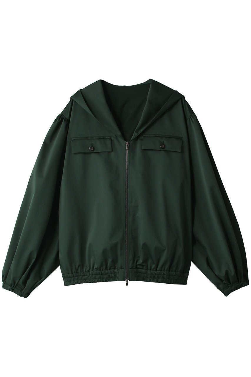 【リムアーク/RIM.ARK】のShirring gather hoodie/フーディ インテリア・キッズ・メンズ・レディースファッション・服の通販 founy(ファニー) 　ファッション　Fashion　レディースファッション　Fashion for Women　アウター　Coat / Outerwear Collection　レディースジャケット・軽アウター　Jackets　ブルゾンジャケット・スポーティアウター　Blouson Jackets　イタリア　Italy　ジャケット　Jacket, Outerwear　スペシャル　Special, Limited Edition　ブルゾン　Blouson, Bomber Jacket　ラグジュアリー　Luxury, Elegant　エレガント 上品　Elegant　旅行　Travel　ダークグリーン|ID: prp329100003830113 ipo3291000000034969901