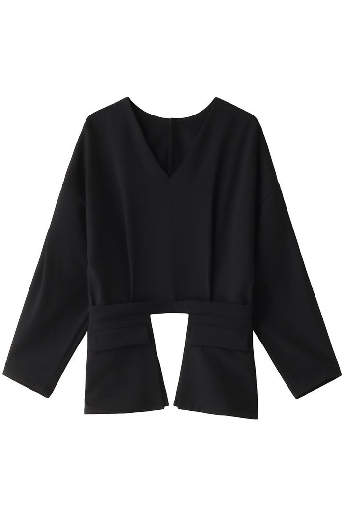 【リムアーク/RIM.ARK】のFlap pk 2way tops/トップス インテリア・キッズ・メンズ・レディースファッション・服の通販 founy(ファニー) https://founy.com/ ファッション Fashion レディースファッション Fashion for Women トップス・カットソー Cut & Sew Tops シャツ・ブラウス・オフィスカジュアル Elegant Blouses & Button-Ups ロングTシャツ・Tシャツ Longline T-Shirts & Tees カットソー・ベーシックTシャツ Cut-and-Sewn Tops / Stretch Tees & Basics スリーブ Sleeve, Long Sleeve / Short Sleeve ロング Long, Long-Length エレガント 上品 Elegant 吸水 Absorbent, Quick-Dry |ID: prp329100003830129 ipo3291000000035809802