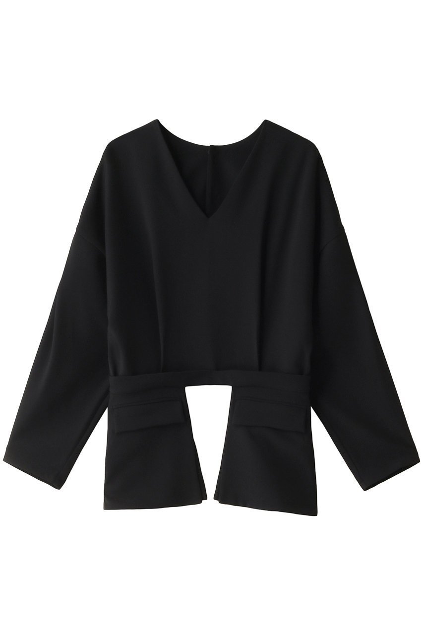 【リムアーク/RIM.ARK】のFlap pk 2way tops/トップス 人気、トレンドファッション・服の通販 founy(ファニー) 　ファッション　Fashion　レディースファッション　Fashion for Women　トップス・カットソー　Cut & Sew Tops　シャツ・ブラウス・オフィスカジュアル　Elegant Blouses & Button-Ups　ロングTシャツ・Tシャツ　Longline T-Shirts & Tees　カットソー・ベーシックTシャツ　Cut-and-Sewn Tops / Stretch Tees & Basics　スリーブ　Sleeve, Long Sleeve / Short Sleeve　ロング　Long, Long-Length　エレガント 上品　Elegant　吸水　Absorbent, Quick-Dry　 other-1|ID: prp329100003830129 ipo3291000000036661729