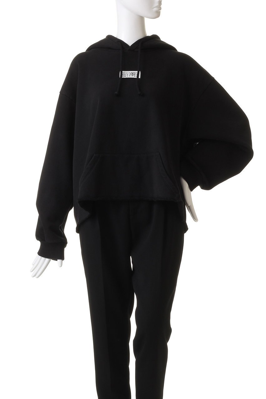 【エムエム6 メゾン マルタン マルジェラ/MM6 Maison Martin Margiela】のロゴ フーディースウェット 人気、トレンドファッション・服の通販 founy(ファニー) 　ファッション　Fashion　レディースファッション　WOMEN　トップス・カットソー　Tops/Tshirt　シャツ/ブラウス　Shirts/Blouses　パーカ　Sweats　ロング / Tシャツ　T-Shirts　スウェット　Sweat　カットソー　Cut and Sewn　バランス　Balance　フロント　Front　ボトム　Bottom　other-2|ID: prp329100003830136 ipo3291000000031384017
