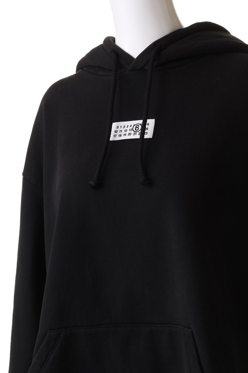 【エムエム6 メゾン マルタン マルジェラ/MM6 Maison Martin Margiela】のロゴ フーディースウェット 人気、トレンドファッション・服の通販 founy(ファニー) 　ファッション　Fashion　レディースファッション　WOMEN　トップス・カットソー　Tops/Tshirt　シャツ/ブラウス　Shirts/Blouses　パーカ　Sweats　ロング / Tシャツ　T-Shirts　スウェット　Sweat　カットソー　Cut and Sewn　バランス　Balance　フロント　Front　ボトム　Bottom　other-5|ID: prp329100003830136 ipo3291000000031384023