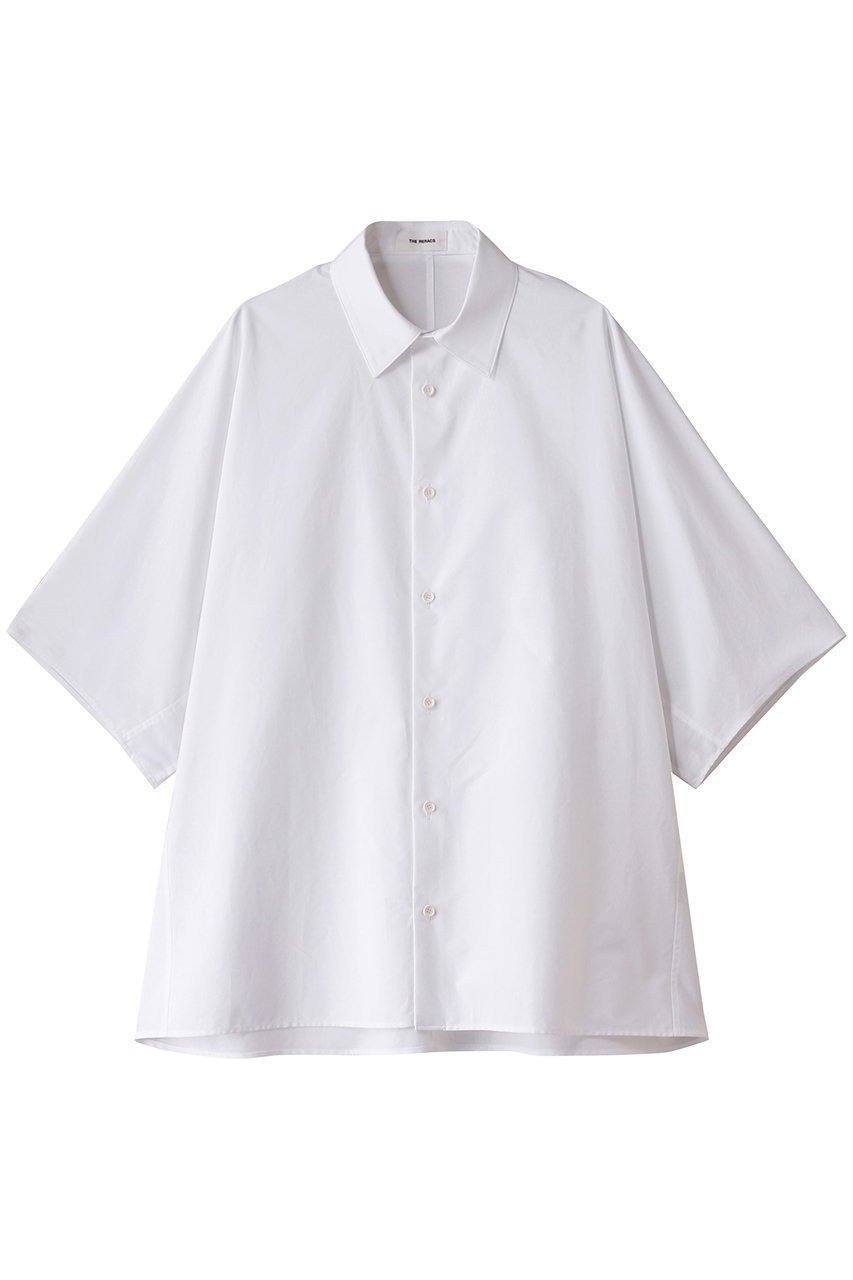 【ザ リラクス/THE RERACS】のドルマンスリーブシャツ インテリア・キッズ・メンズ・レディースファッション・服の通販 founy(ファニー) 　ファッション　Fashion　レディースファッション　Fashion for Women　トップス・カットソー　Cut & Sew Tops　シャツ・ブラウス・オフィスカジュアル　Elegant Blouses & Button-Ups　スリーブ　Sleeve, Long Sleeve / Short Sleeve　ドレープ　Drape, Draping Fabric　フォルム　Silhouette, Form　ベーシック　Basic, Essential　リラックス　Relax, Relaxed Fit　ロング　Long, Long-Length　エレガント 上品　Elegant　無地　Plain, Solid Color　ホワイト|ID: prp329100003833709 ipo3291000000032854152