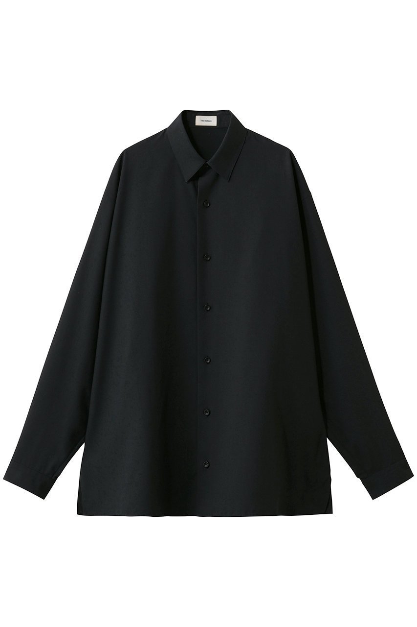 【ザ リラクス/THE RERACS】のパーフェクトシャツ インテリア・キッズ・メンズ・レディースファッション・服の通販 founy(ファニー) 　ファッション　Fashion　レディースファッション　Fashion for Women　トップス・カットソー　Cut & Sew Tops　シャツ・ブラウス・オフィスカジュアル　Elegant Blouses & Button-Ups　オケージョン　Occasion Wear　スリーブ　Sleeve, Long Sleeve / Short Sleeve　バランス　Balance, Style Balance　モダン　Modern, Contemporary　ロング　Long, Long-Length　エレガント 上品　Elegant　ダークネイビー|ID: prp329100003833710 ipo3291000000036683930
