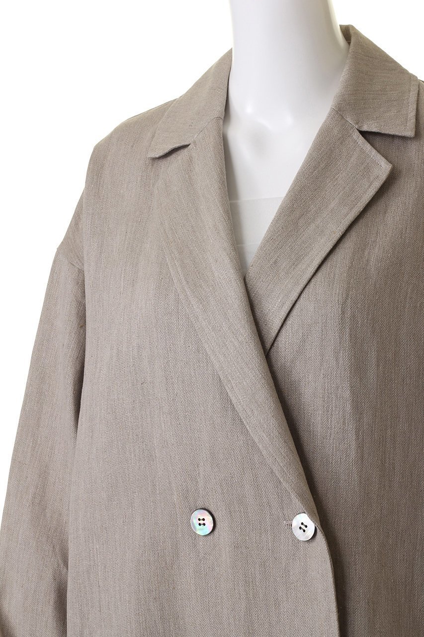 【スリー ドッツ/three dots】のラフリネン オーバーサイズトレンチ 人気、トレンドファッション・服の通販 founy(ファニー) 　ファッション　Fashion　レディースファッション　Fashion for Women　アウター　Coat / Outerwear Collection　コート・ロングコート・ピーコート　Long Coats, Peacoats & More　インナー　Innerwear　ロング　Long, Long-Length　other-5|ID: prp329100003833747 ipo3291000000035489575