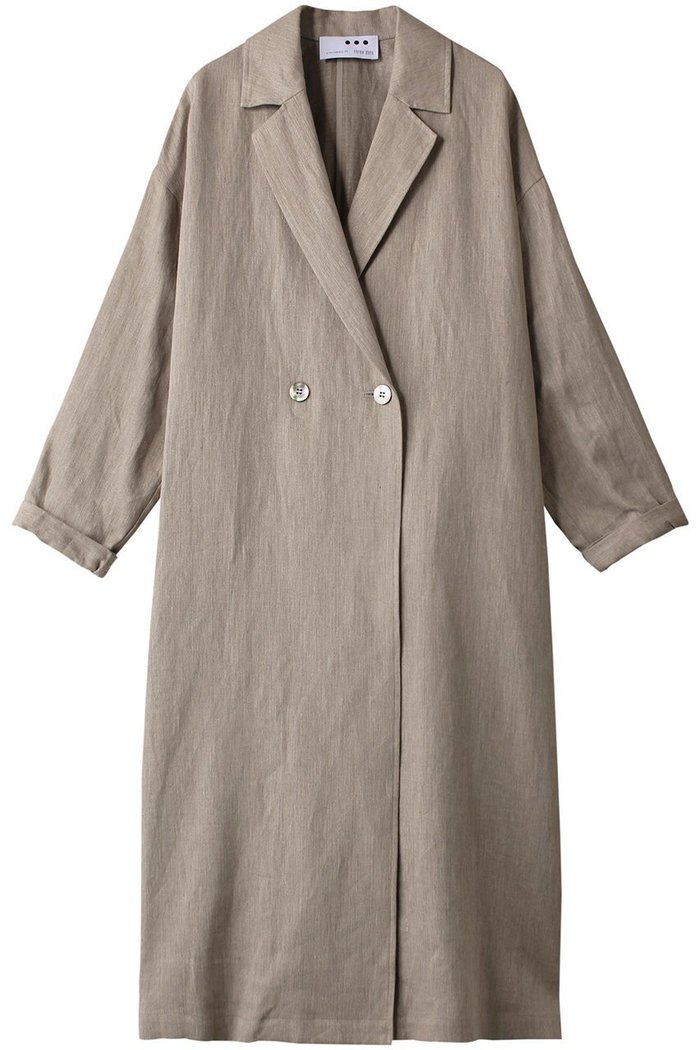 【スリー ドッツ/three dots】のラフリネン オーバーサイズトレンチ インテリア・キッズ・メンズ・レディースファッション・服の通販 founy(ファニー) https://founy.com/ ファッション Fashion レディースファッション Fashion for Women アウター Coat / Outerwear Collection コート・ロングコート・ピーコート Long Coats, Peacoats & More インナー Innerwear ロング Long, Long-Length |ID: prp329100003833747 ipo3291000000035824197