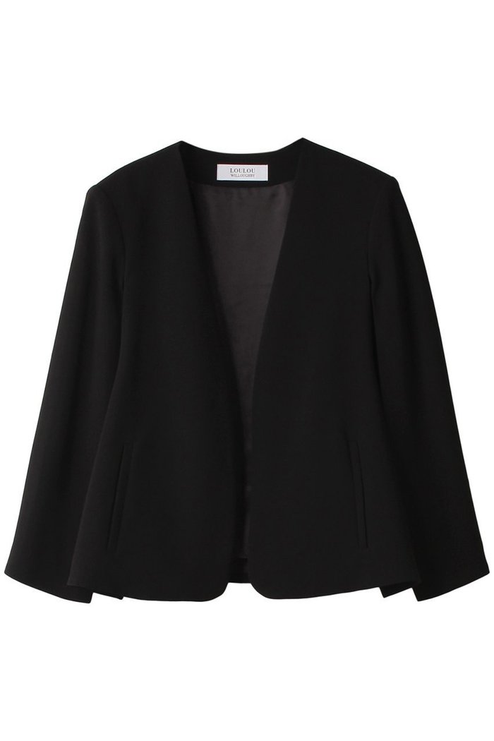 【アルアバイル/allureville】の【Loulou Willoughby】リトルブラックケープJK A インテリア・キッズ・メンズ・レディースファッション・服の通販 founy(ファニー) https://founy.com/ ファッション Fashion レディースファッション Fashion for Women アウター Coat / Outerwear Collection レディースジャケット・軽アウター Jackets オケージョン Occasion Wear ジャケット Jacket, Outerwear スリット Slit, Slit Detail ビジネス 仕事 通勤 Business / Work / Commuting |ID: prp329100003833751 ipo3291000000035580917