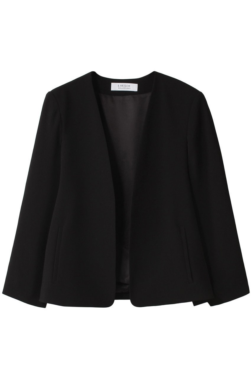 【アルアバイル/allureville】の【Loulou Willoughby】リトルブラックケープJK A インテリア・キッズ・メンズ・レディースファッション・服の通販 founy(ファニー) ファッション Fashion レディースファッション Fashion for Women アウター Coat / Outerwear Collection レディースジャケット・軽アウター Jackets オケージョン Occasion Wear ジャケット Jacket, Outerwear スリット Slit, Slit Detail ビジネス 仕事 通勤 Business / Work / Commuting ブラック2|ID: prp329100003833751 ipo3291000000035580919