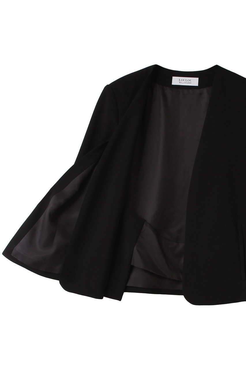 【アルアバイル/allureville】の【Loulou Willoughby】リトルブラックケープJK A 人気、トレンドファッション・服の通販 founy(ファニー) ファッション Fashion レディースファッション Fashion for Women アウター Coat / Outerwear Collection レディースジャケット・軽アウター Jackets オケージョン Occasion Wear ジャケット Jacket, Outerwear スリット Slit, Slit Detail ビジネス 仕事 通勤 Business / Work / Commuting other-6|ID: prp329100003833751 ipo3291000000035580924