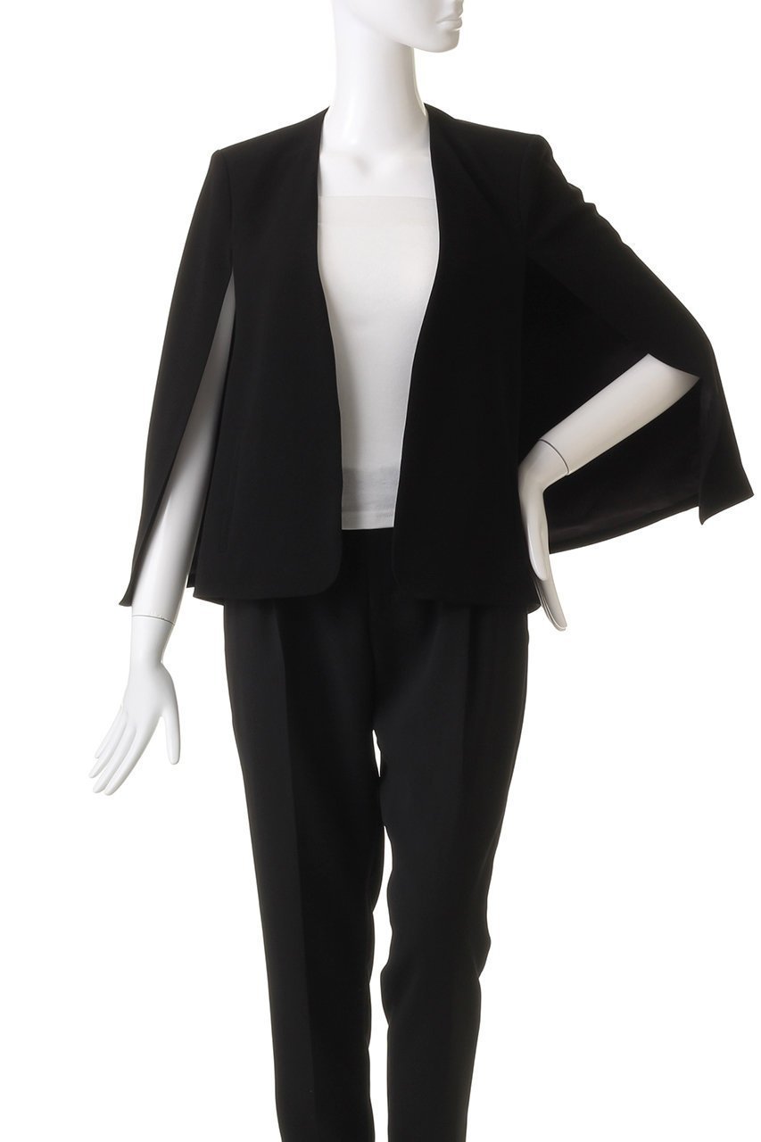 【アルアバイル/allureville】の【Loulou Willoughby】リトルブラックケープJK A 人気、トレンドファッション・服の通販 founy(ファニー) ファッション Fashion レディースファッション Fashion for Women アウター Coat / Outerwear Collection レディースジャケット・軽アウター Jackets オケージョン Occasion Wear ジャケット Jacket, Outerwear スリット Slit, Slit Detail ビジネス 仕事 通勤 Business / Work / Commuting other-2|ID: prp329100003833751 ipo3291000000036516119