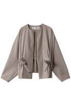 【ベイジ,/BEIGE,】のMARIE(マリー)/ノーカラージャケット Taupe|ID: prp329100003833767 ipo3291000000029931673