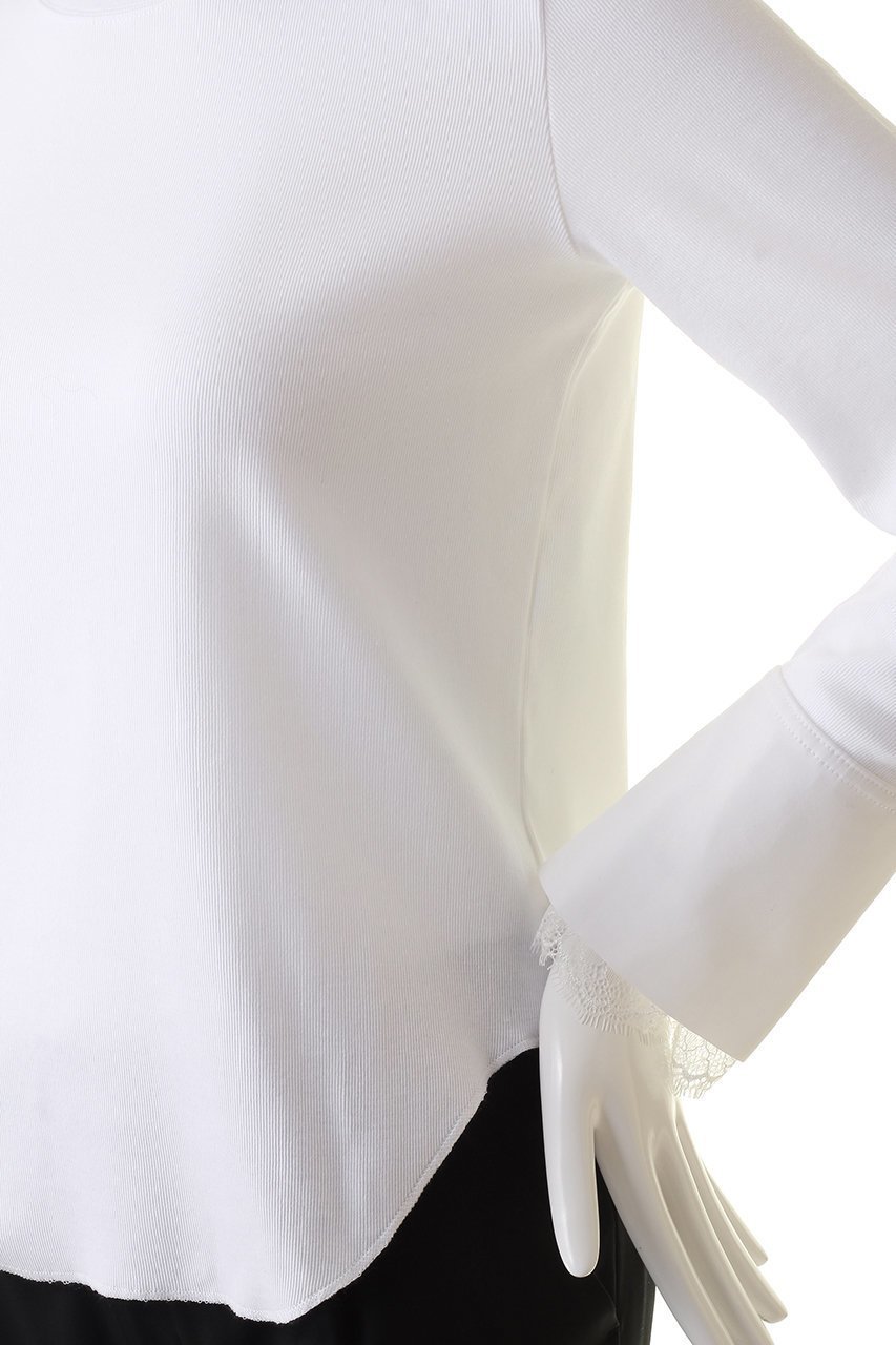 【サードマガジン/THIRD MAGAZINE】のレース袖カットソー 人気、トレンドファッション・服の通販 founy(ファニー) 　ファッション　Fashion　レディースファッション　WOMEN　トップス・カットソー　Tops/Tshirt　シャツ/ブラウス　Shirts/Blouses　ロング / Tシャツ　T-Shirts　カットソー　Cut and Sewn　インナー　Inner　カットソー　Cut And Sew　カフス　Cuffs　スリーブ　Sleeve　レース　Race　ロング　Long　長袖　Long Sleeve　other-5|ID: prp329100003833776 ipo3291000000031383288