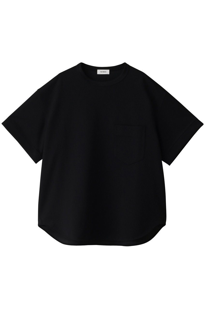 【ザ リラクス/THE RERACS / MEN】の【MEN】ポケットビッグTシャツ インテリア・キッズ・メンズ・レディースファッション・服の通販 founy(ファニー) 　ファッション　Fashion　メンズファッション　MEN　トップス・カットソー　Tops/Tshirt/Men　シャツ　Shirts　ショート　Short　スリーブ　Sleeve　ハーフ　Half　ビッグ　Big　フロント　Front　ポケット　Pocket　定番　Standard　ブラック|ID: prp329100003833821 ipo3291000000025190489