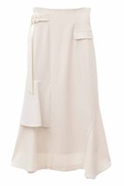【トランテアン ソン ドゥ モード/31 Sons de mode】のアシメデザインスカート オフホワイト|ID:prp329100003833853
