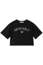 【トランテアン ソン ドゥ モード/31 Sons de mode】のハート箔プリントTシャツ ブラック|ID: prp329100003833868 ipo3291000000029920975