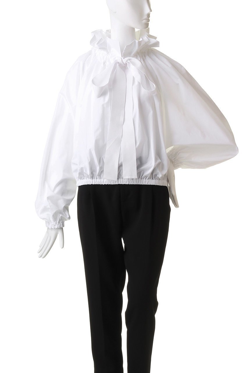 【パトゥ/PATOU】のアイコニック ボリューム トップス 人気、トレンドファッション・服の通販 founy(ファニー) 　ファッション　Fashion　レディースファッション　Ladies' Fashion Online　トップス・カットソー　Tops/Tshirt　シャツ/ブラウス　Shirts/Blouses　エレガント 上品　Elegant　スリーブ　Sleeve　デニム　Denim　フリル　Frills　リボン　Ribbon　ロング　Long　other-2|ID: prp329100003833879 ipo3291000000032549280