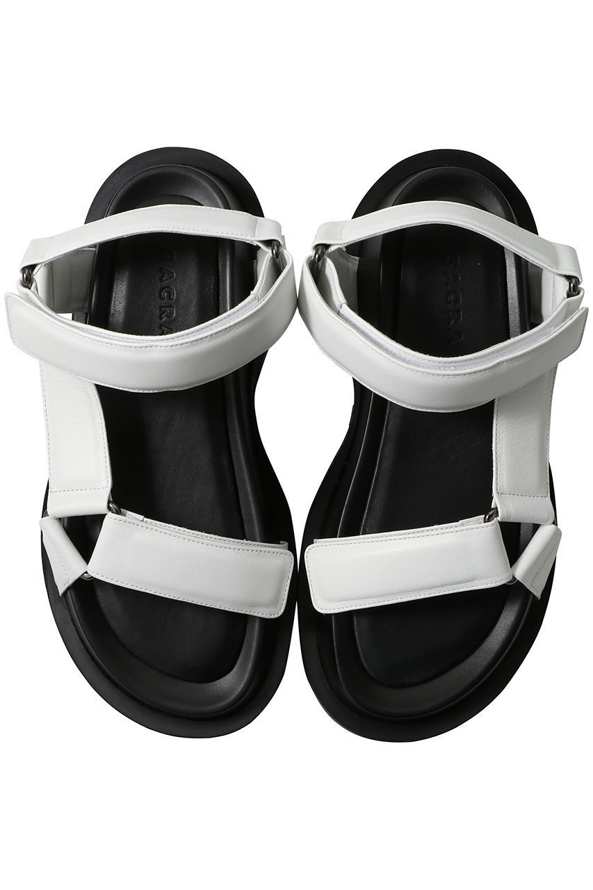 【サクラ/SACRA】のパディングレザーサンダル インテリア・キッズ・メンズ・レディースファッション・服の通販 founy(ファニー) 　ファッション　Fashion　レディースファッション　Fashion for Women　サンダル　Sandals, Summer Shoes　スポーツ　Sports, Activewear　オフホワイト|ID: prp329100003833902 ipo3291000000035614614