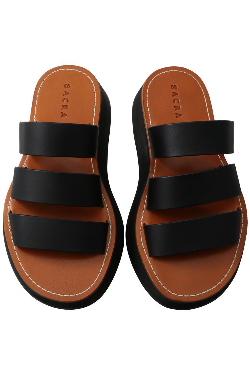 【サクラ/SACRA】のトリプルレザーベルトサンダル 人気、トレンドファッション・服の通販 founy(ファニー) 　ファッション　Fashion　レディースファッション　Fashion for Women　ベルト&ウエストマーク　Belts & Waist Accessories　サンダル　Sandals, Summer Shoes　バランス　Balance, Style Balance　ラップ　Wrap, Wrap Design　再入荷　Restock / Back in Stock　other-2|ID: prp329100003833903 ipo3291000000032880439
