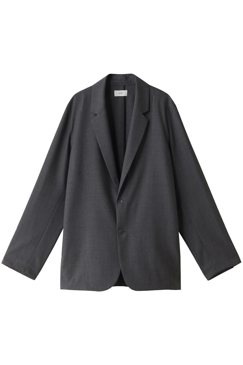 【エイトン/ATON / MEN】の【MEN】ウール トロピカル テーラード ジャケット インテリア・キッズ・メンズ・レディースファッション・服の通販 founy(ファニー) 　ファッション　Fashion　メンズファッション　Fashion for Men　カーディガン　Cardigan, Knitwear　シンプル　Simple, Minimal　ジャケット　Jacket, Outerwear　テーラード　Tailored, Tailored Fit　ポケット　Pocket, Pocket Detail　人気　Popular, Best Seller　トップグレー|ID: prp329100003835158 ipo3291000000032960238