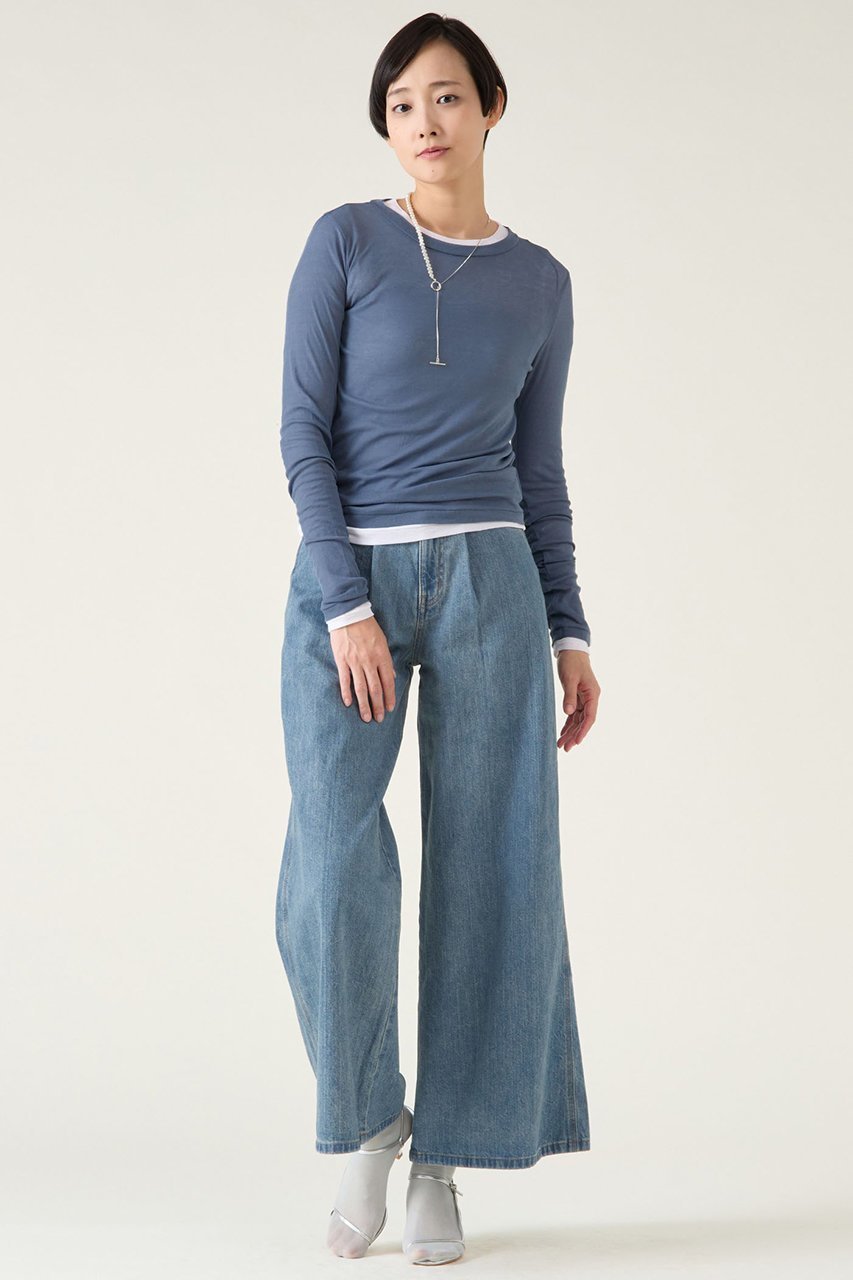 【マルティニーク/martinique】のガーゼフライスロンT 人気、トレンドファッション・服の通販 founy(ファニー) ファッション Fashion レディースファッション Fashion for Women トップス・カットソー Cut & Sew Tops シャツ・ブラウス・オフィスカジュアル Elegant Blouses & Button-Ups ロングTシャツ・Tシャツ Longline T-Shirts & Tees カットソー・ベーシックTシャツ Cut-and-Sewn Tops / Stretch Tees & Basics おすすめ Recommended / Our Picks シアー Sheer, See-Through スリーブ Sleeve, Long Sleeve / Short Sleeve トレンド Trend, Trending Now ベーシック Basic, Essential ロング Long, Long-Length 夏 Summer other-2|ID: prp329100003835171 ipo3291000000035041425