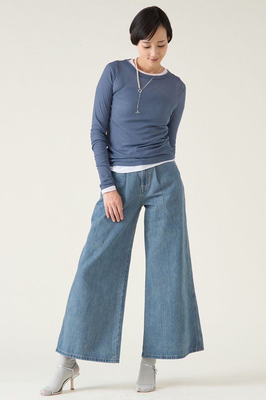 【マルティニーク/martinique】のガーゼフライスロンT 人気、トレンドファッション・服の通販 founy(ファニー) ファッション Fashion レディースファッション Fashion for Women トップス・カットソー Cut & Sew Tops シャツ・ブラウス・オフィスカジュアル Elegant Blouses & Button-Ups ロングTシャツ・Tシャツ Longline T-Shirts & Tees カットソー・ベーシックTシャツ Cut-and-Sewn Tops / Stretch Tees & Basics おすすめ Recommended / Our Picks シアー Sheer, See-Through スリーブ Sleeve, Long Sleeve / Short Sleeve トレンド Trend, Trending Now ベーシック Basic, Essential ロング Long, Long-Length 夏 Summer other-3|ID: prp329100003835171 ipo3291000000035041426