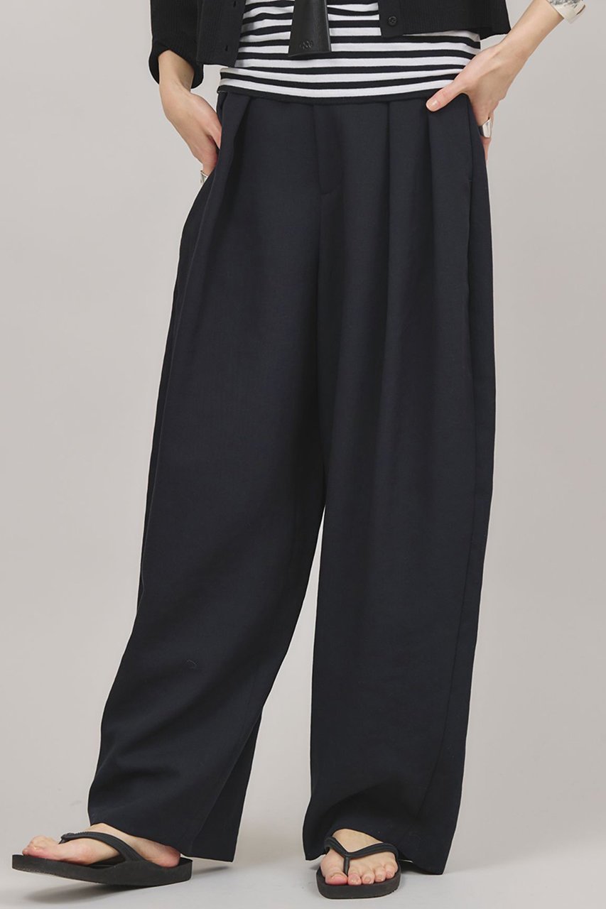 【カレンソロジー/Curensology】のプレーンツータックパンツ インテリア・キッズ・メンズ・レディースファッション・服の通販 founy(ファニー) 　ファッション　Fashion　レディースファッション　Fashion for Women　パンツ　Pants & Trousers　おすすめ　Recommended / Our Picks　ダークブルー|ID: prp329100003835185 ipo3291000000032912904