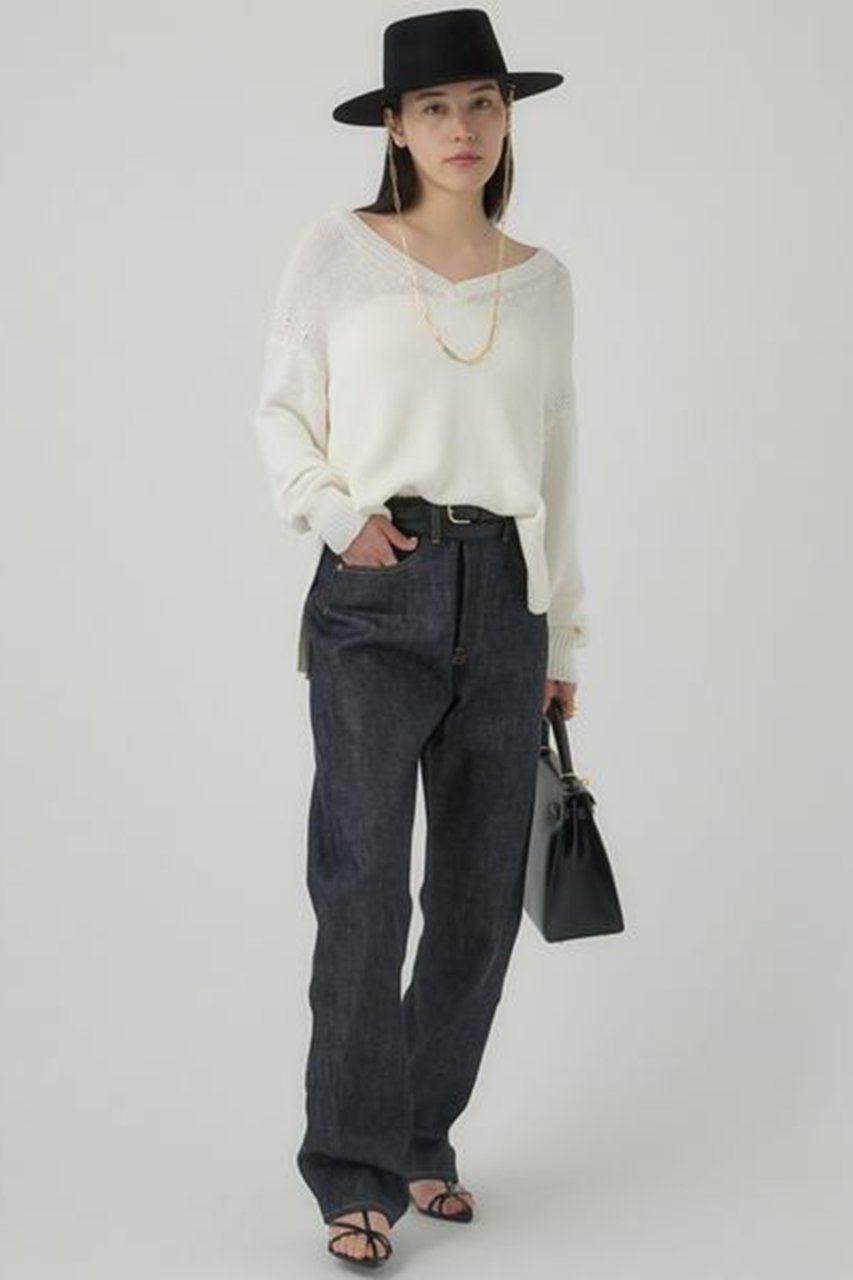 【カオス/Chaos】のシルクコンリリー 2WAY Vネックプルオーバー 人気、トレンドファッション・服の通販 founy(ファニー) 　ファッション　Fashion　レディースファッション　Fashion for Women　トップス・カットソー　Cut & Sew Tops　ニット　Knit Tops & Sweaters　カジュアルプルオーバー・ニットトップス　Pullovers & Knit Tops / Casual Pullovers　Vネックトップス　V-Neck Tops / V-Cut Neckline Shirts　バランス　Balance, Style Balance　ロング　Long, Long-Length　ワイド　Wide, Wide Fit　人気　Popular, Best Seller　定番　Standard, Basic Item　other-2|ID: prp329100003835194 ipo3291000000033705707