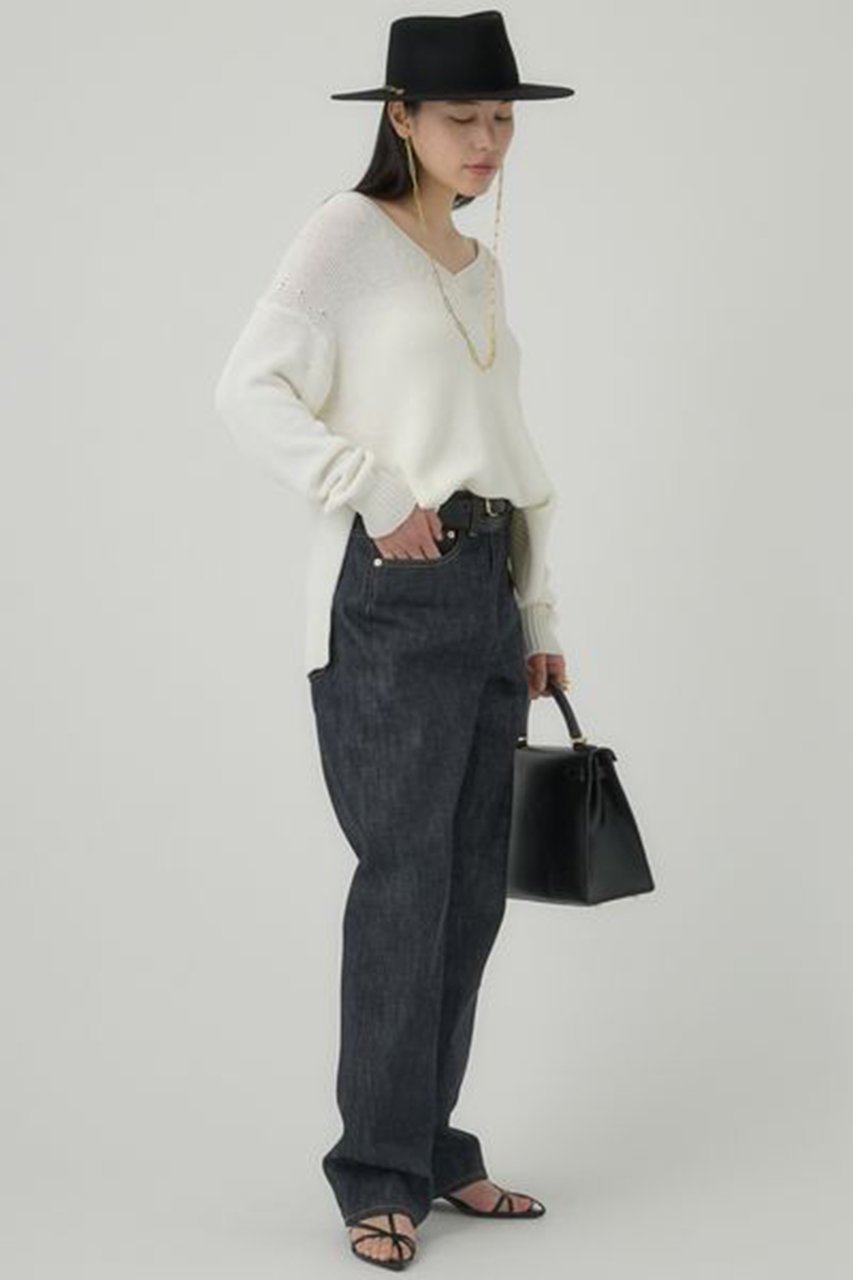 【カオス/Chaos】のシルクコンリリー 2WAY Vネックプルオーバー 人気、トレンドファッション・服の通販 founy(ファニー) 　ファッション　Fashion　レディースファッション　Fashion for Women　トップス・カットソー　Cut & Sew Tops　ニット　Knit Tops & Sweaters　カジュアルプルオーバー・ニットトップス　Pullovers & Knit Tops / Casual Pullovers　Vネックトップス　V-Neck Tops / V-Cut Neckline Shirts　バランス　Balance, Style Balance　ロング　Long, Long-Length　ワイド　Wide, Wide Fit　人気　Popular, Best Seller　定番　Standard, Basic Item　other-4|ID: prp329100003835194 ipo3291000000035498295