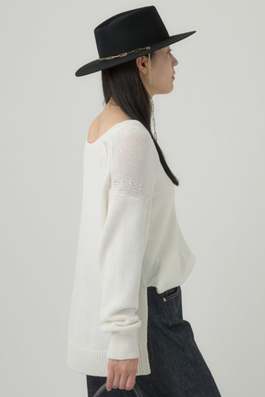 【カオス/Chaos】のシルクコンリリー 2WAY Vネックプルオーバー 人気、トレンドファッション・服の通販 founy(ファニー) 　ファッション　Fashion　レディースファッション　Fashion for Women　トップス・カットソー　Cut & Sew Tops　ニット　Knit Tops & Sweaters　カジュアルプルオーバー・ニットトップス　Pullovers & Knit Tops / Casual Pullovers　Vネックトップス　V-Neck Tops / V-Cut Neckline Shirts　バランス　Balance, Style Balance　ロング　Long, Long-Length　ワイド　Wide, Wide Fit　人気　Popular, Best Seller　定番　Standard, Basic Item　other-7|ID: prp329100003835194 ipo3291000000035498301