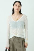 【カオス/Chaos】のパティロングスリーブTシャツ 人気、トレンドファッション・服の通販 founy(ファニー) ファッション Fashion レディースファッション Fashion for Women トップス・カットソー Cut & Sew Tops シャツ・ブラウス・オフィスカジュアル Elegant Blouses & Button-Ups ロングTシャツ・Tシャツ Longline T-Shirts & Tees カットソー・ベーシックTシャツ Cut-and-Sewn Tops / Stretch Tees & Basics インナー Innerwear コンパクト Compact, Small Size シアー Sheer, See-Through スリーブ Sleeve, Long Sleeve / Short Sleeve ロング Long, Long-Length エレガント 上品 Elegant 再入荷 Restock / Back in Stock |ID:prp329100003836641