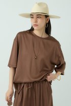 【カオス/Chaos】のサンディングシルクTシャツ ブラウン|ID: prp329100003836642 ipo3291000000033705014