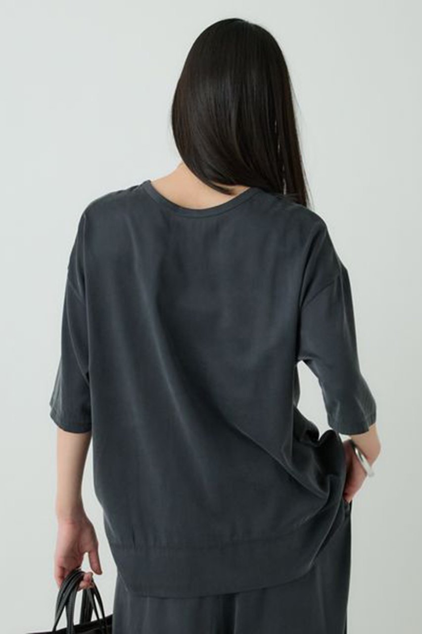 【カオス/Chaos】のサンディングシルクTシャツ 人気、トレンドファッション・服の通販 founy(ファニー) ファッション Fashion レディースファッション Fashion for Women トップス・カットソー Cut & Sew Tops シャツ・ブラウス・オフィスカジュアル Elegant Blouses & Button-Ups ロングTシャツ・Tシャツ Longline T-Shirts & Tees カットソー・ベーシックTシャツ Cut-and-Sewn Tops / Stretch Tees & Basics サテン Satin, Glossy Fabric ショート Short, Short Length シルク Silk, 100% Silk シンプル Simple, Minimal ストレッチ Stretch, Stretchy Fabric スリーブ Sleeve, Long Sleeve / Short Sleeve エレガント 上品 Elegant 定番 Standard, Basic Item other-7|ID: prp329100003836642 ipo3291000000036415473