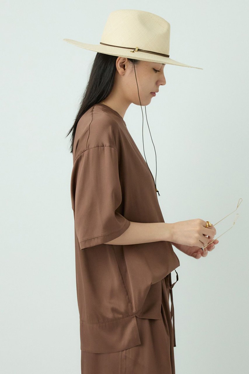 【カオス/Chaos】のモーラTシャツ 大人の最旬トレンドファッション＆コーディネート founy(ファウニー) 　ファッション　Fashion　レディースファッション　Fashion for Women　トップス・カットソー　Cut & Sew Tops　シャツ・ブラウス・オフィスカジュアル　Elegant Blouses & Button-Ups　ロングTシャツ・Tシャツ　Longline T-Shirts & Tees　カットソー・ベーシックTシャツ　Cut-and-Sewn Tops / Stretch Tees & Basics　サテン　Satin, Glossy Fabric　ショート　Short, Short Length　シルク　Silk, 100% Silk　シンプル　Simple, Minimal　ストレッチ　Stretch, Stretchy Fabric　スリーブ　Sleeve, Long Sleeve / Short Sleeve　エレガント 上品　Elegant　定番　Standard, Basic Item　other-6|ID: prp329100003836642 ipo3291000000036994064
